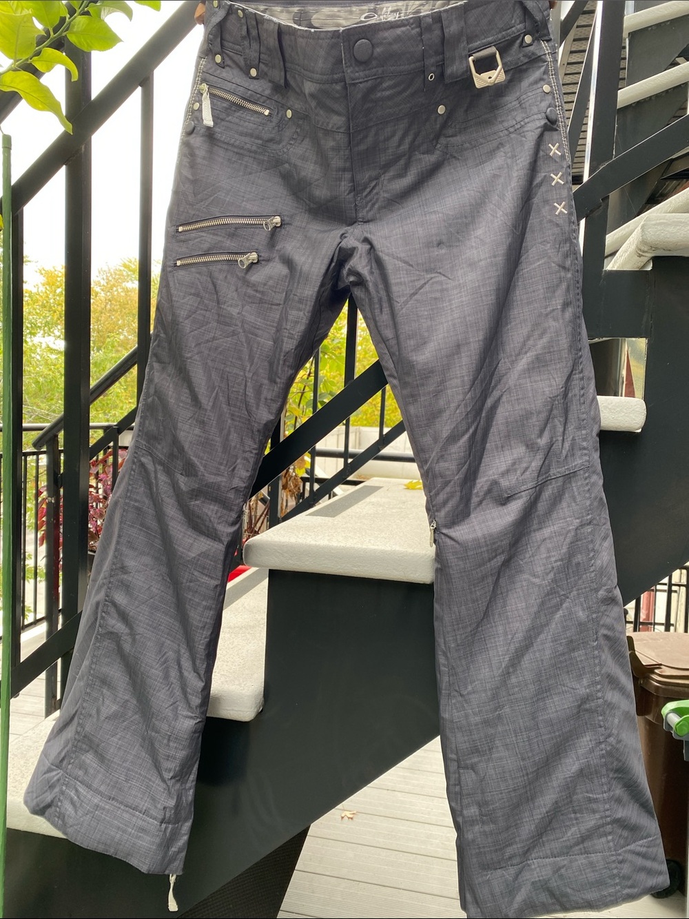 Oakley Grey Snow/Ski Pants - Gretchen Bleiler Collection